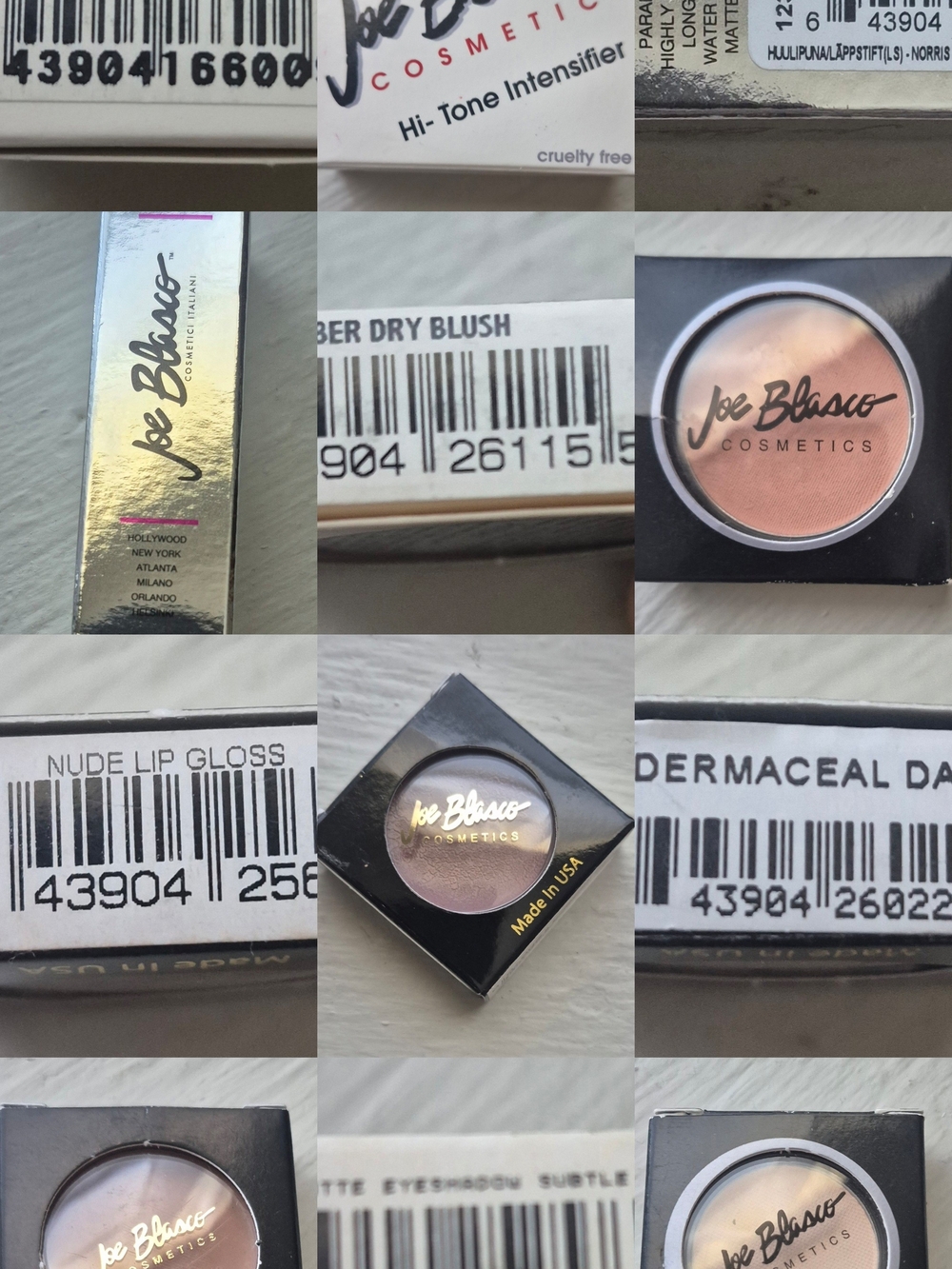 Joe Blasco 6-Piece Professional Makeup Bundle - NIB Discontinued Deadstock
